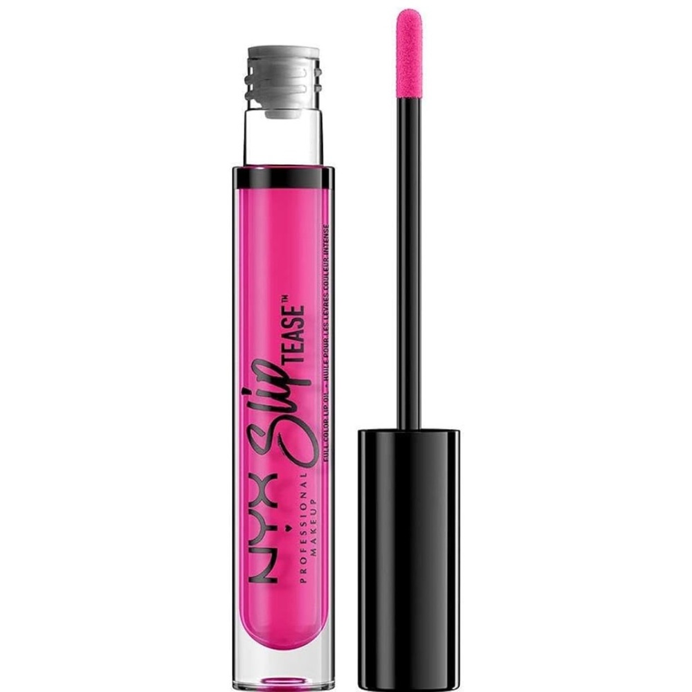NYX Slip Tease Lip Lacquer - Bold Pink